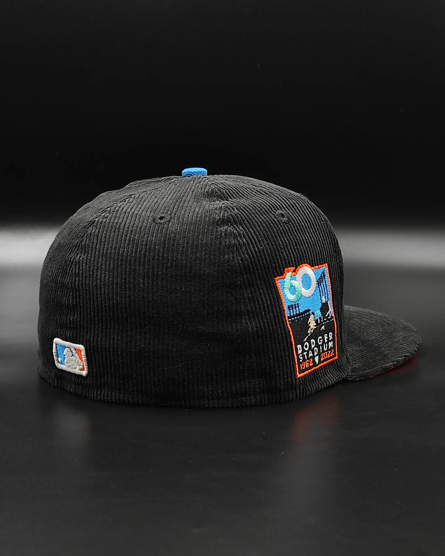 Los Angeles Dodgers Orange  60th Anniversary  New Era 59Fifty Fitted UV glow
