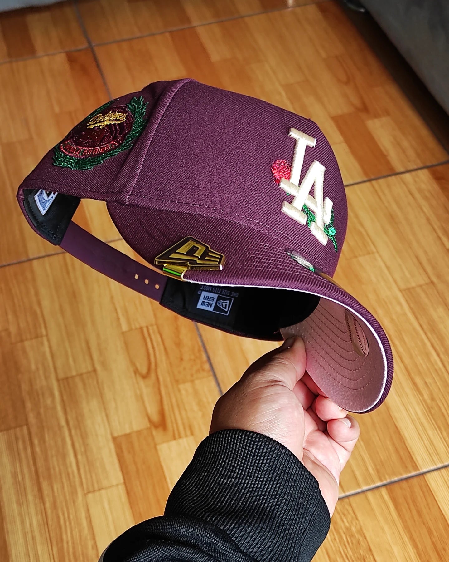 New Era Los Angeles Dodgers rose🌹9 FORTY A Frame snapback