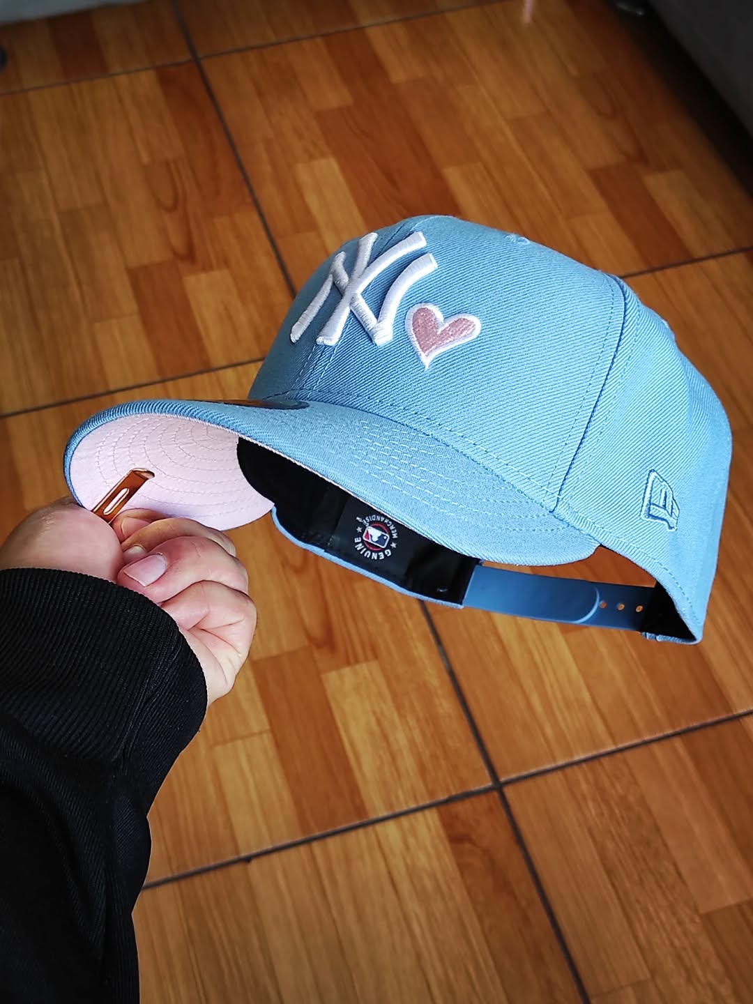 New Era New York Yankees heart sky/pink 9fifty snapback
