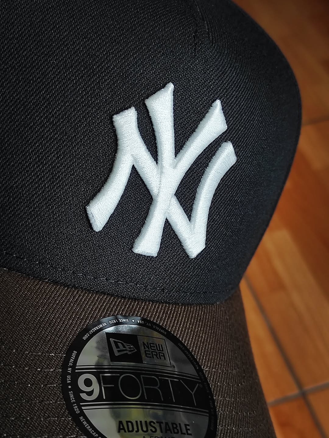 New Era New York Yankees world series Black Brown 9FORTY A-FRAME Snapback