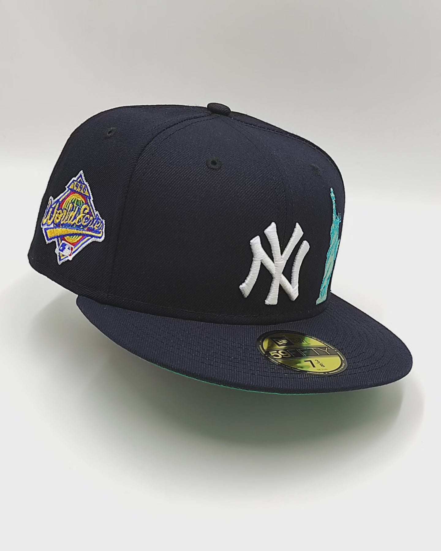 New Era New york yankees liberty navy edition 59fifty fitted cap apple