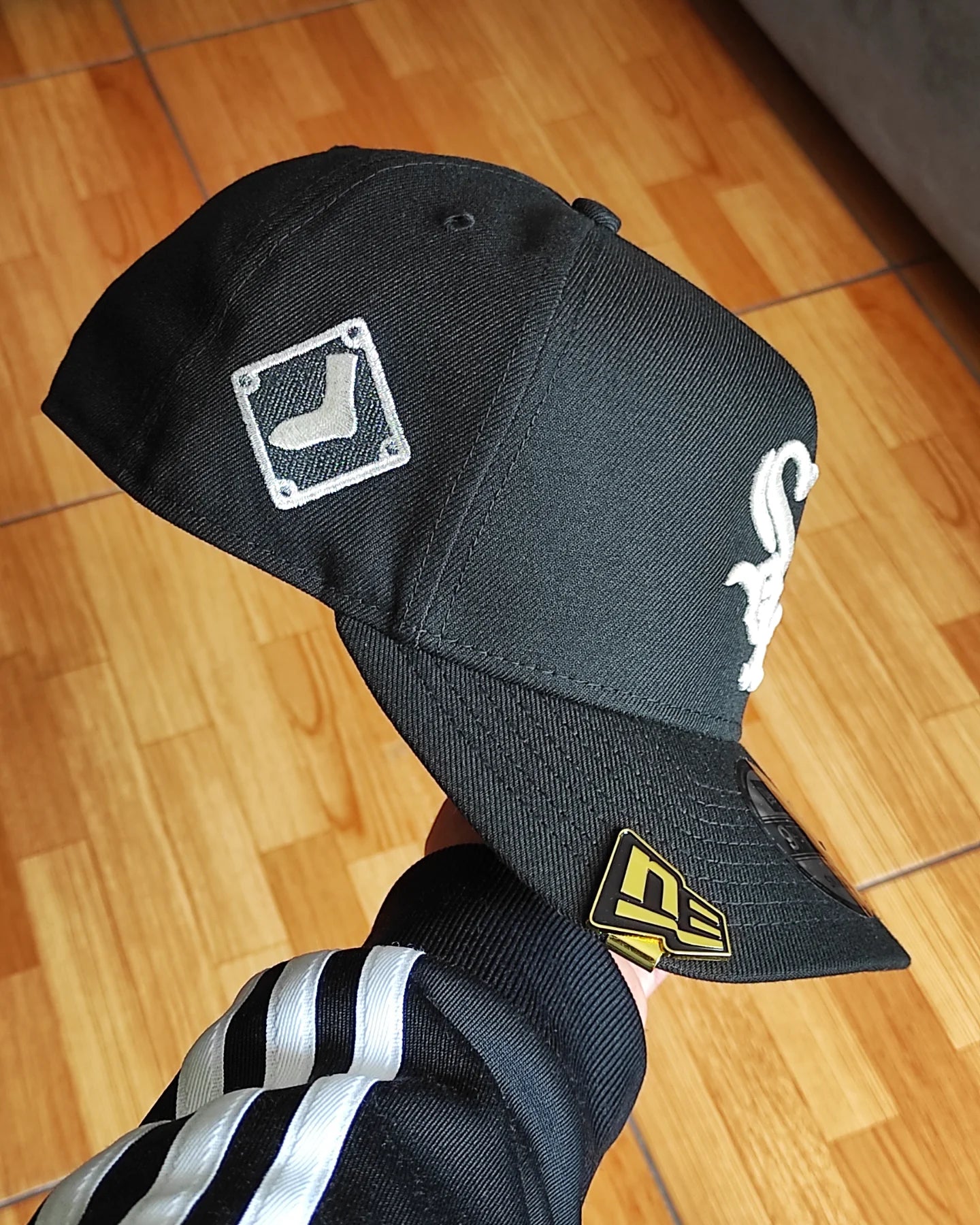 New Era Chicago White Sox  Black  Edition A Frame 9Fifty Snapback