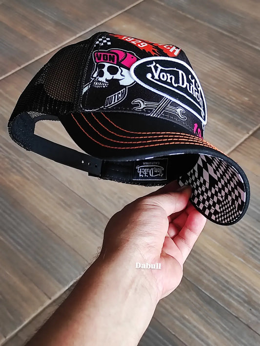 Gorra Vondutch trucker multicolor negra