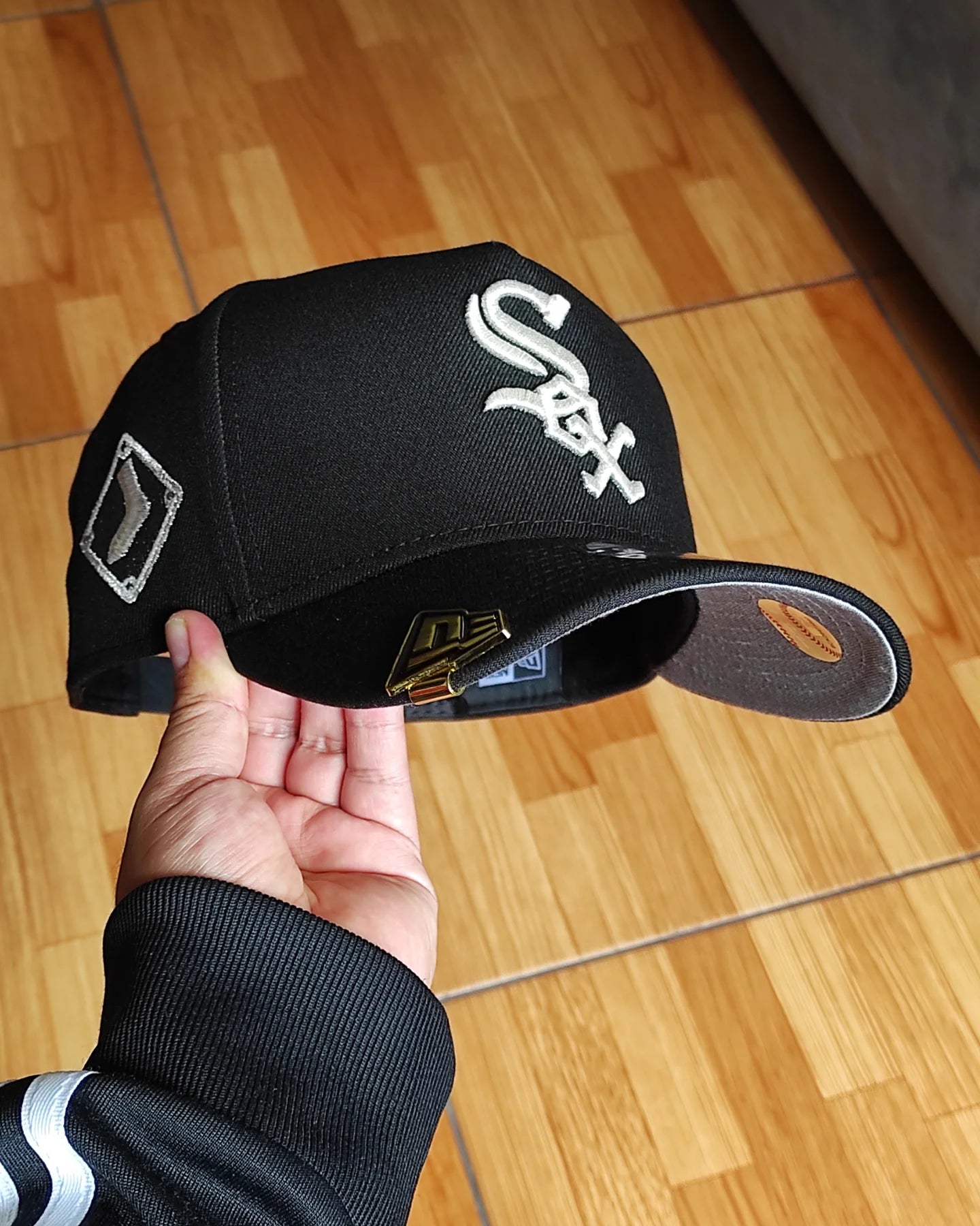 New Era Chicago White Sox  Black  Edition A Frame 9Fifty Snapback