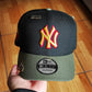 New era 9fifty mlb new york yankees world series 1999 two tone / scarlet uv snapback cap