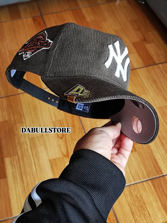 New era New York Yankees World Series 1996 Brown cord. 9FORTY A-FRAME Snapback