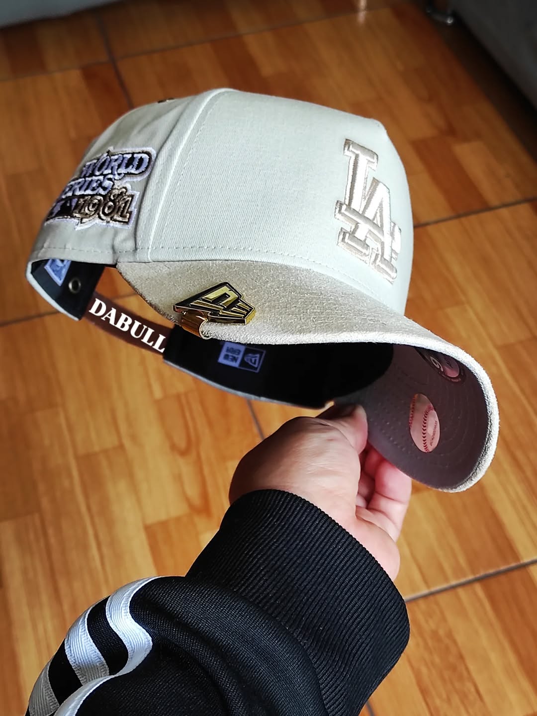 Los Angeles Dodgers'Cream ' 9FORTY A-Frame Strapback New era