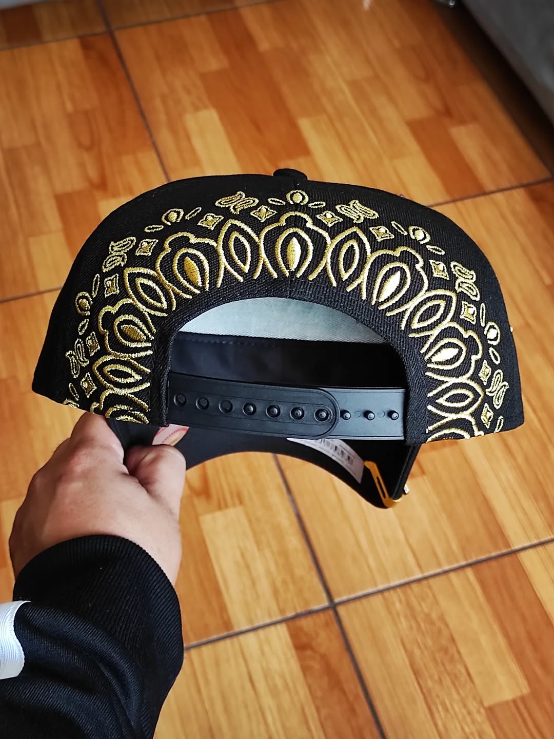 New era New York Yankees paisley BLACK 9FORTY A-FRAME HAT