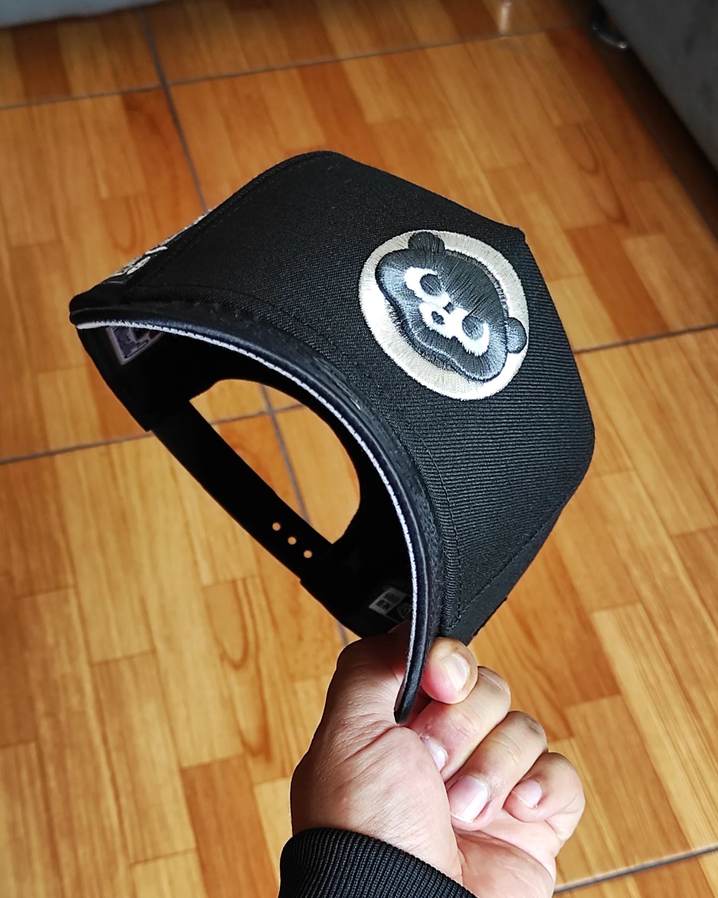 New Era Chicago Cubs viscera satinada black 9 FORTY A-FRAME