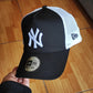 New Era Los New York Yankees black white Trucker a-frame