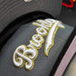 New Era Brooklyn Dodgers Black Visor Pink Bottom Ebbets Field Side Patch gray 59Fifty Fitted