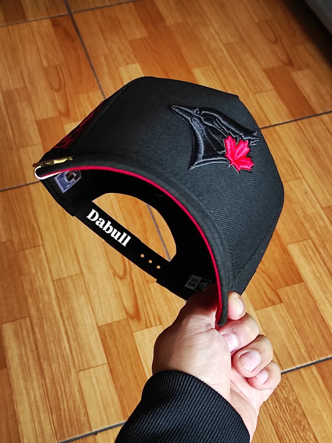 New Era Toronto BLUE Jays Black Red 9Forty A-Frame