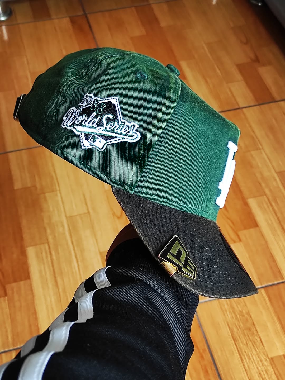 New Era Los Angeles Dodgers DENIM Green 9FORTY A-FRAME Snapback
