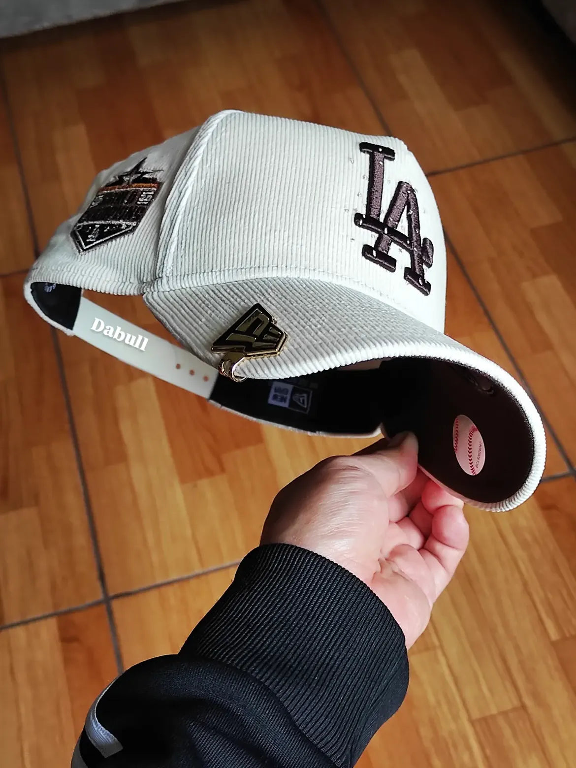 New Era 9FORTY a frame Los Angeles Dodgers 2020 world series champions corduroy Snapback