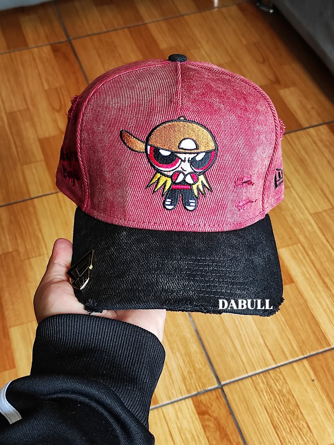9FIFTY A-Frame Las Chicas Superpoderosas Rojo Ladrillo con Visera Negra