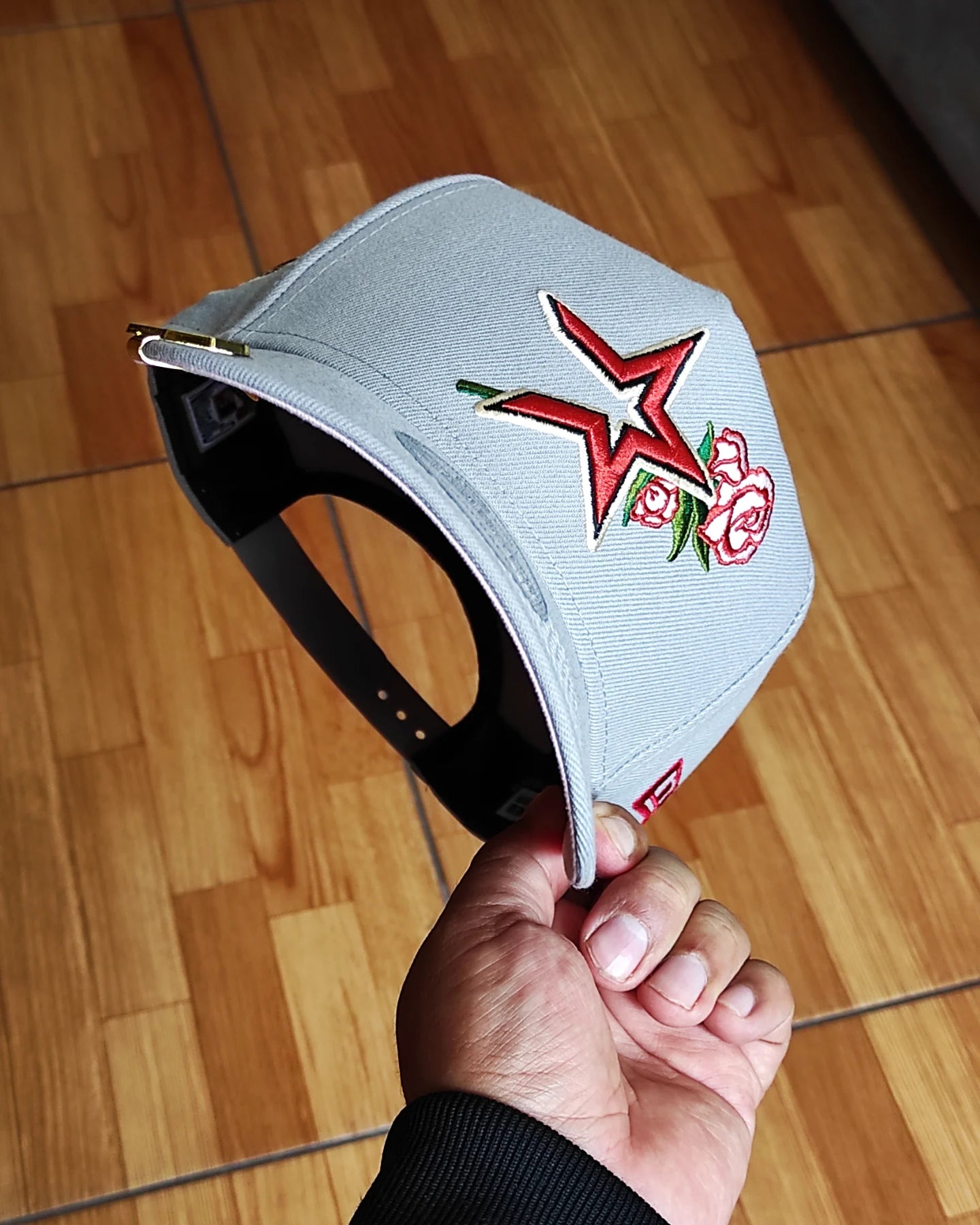 Houston Astros Rose PreCurvada 45th Anniversary New Era 9Fifty A-Frame Snapback