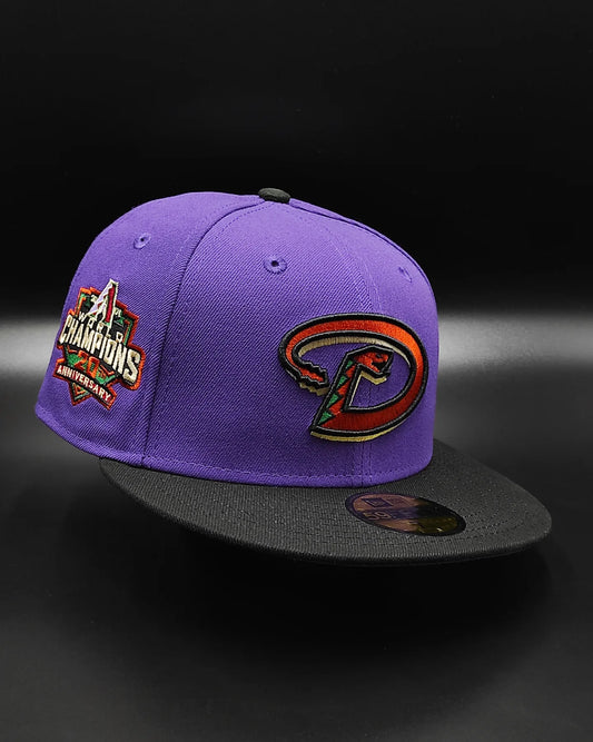 New Era 59 Fifty Arizona Diamondbacks 20 th aniversario - purple black