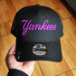 New Era New York Yankees Script World Series 1999 black purple 9Forty A-frame Snapback