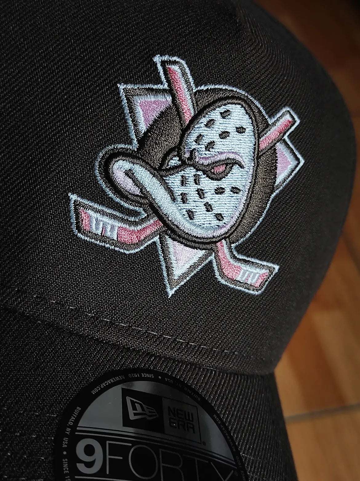 New era Anaheim ducks 30 TH aniversario Brown Forty A-frame Snapback