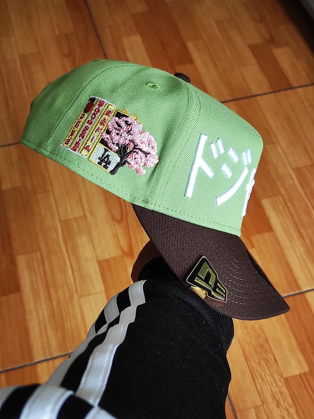 New Era Los Angeles Dodgers Tokyo series matcha green 9forty A-FRAME hat