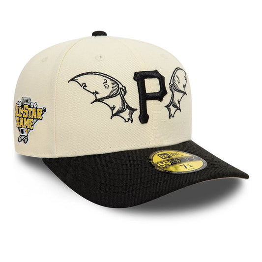 Gorra Pittsburgh Pirates MLB Team Wings 59FIFTY Fitted Beige Claro
