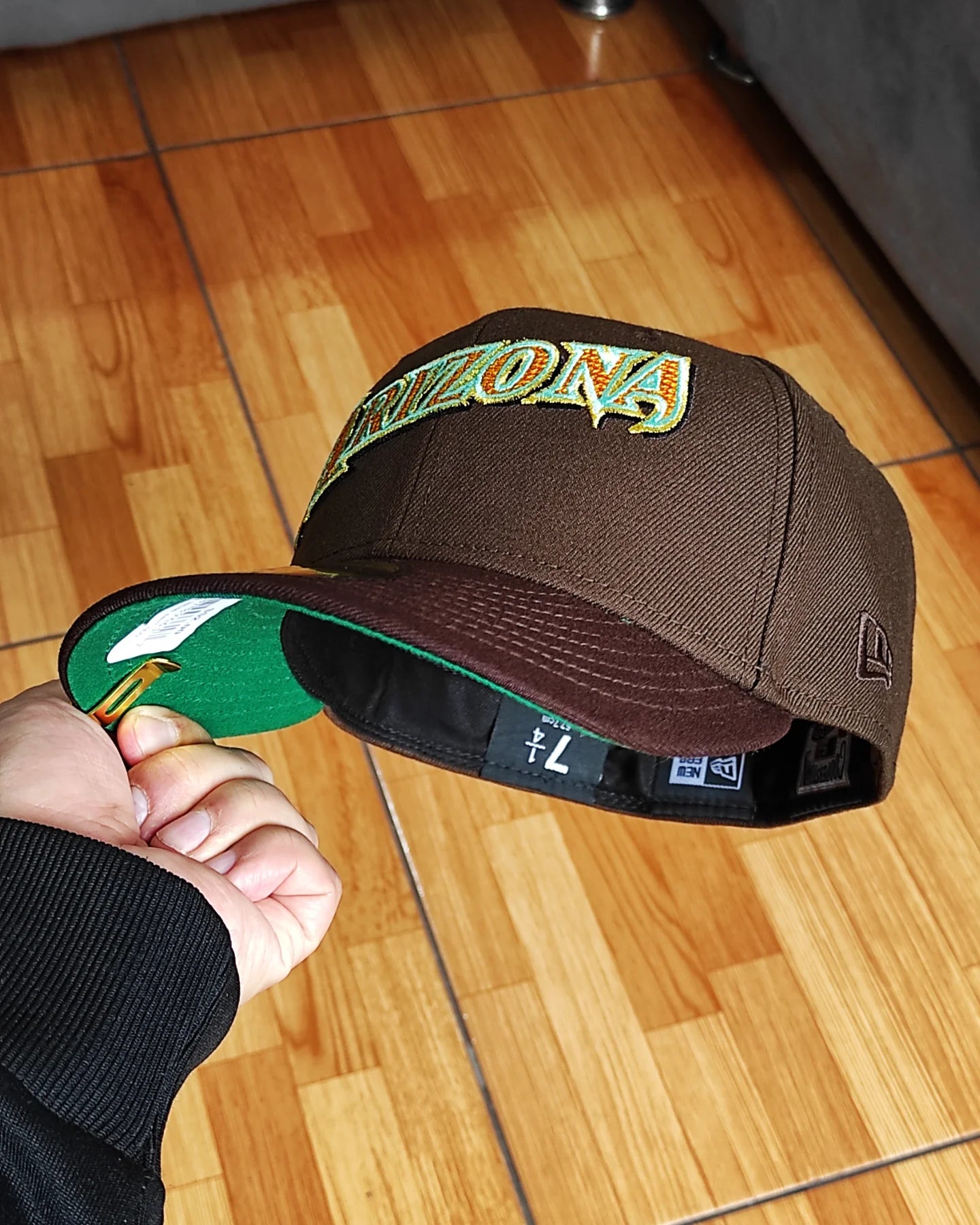 New Era 59 Fifty Arizona Diamondbacks Fields inaugural patch brown