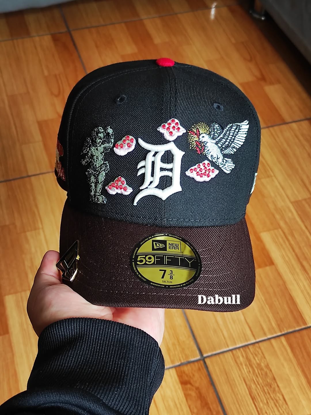 Detroit tigers mlb BLACK two tone pink uv/ New Era 59fifty