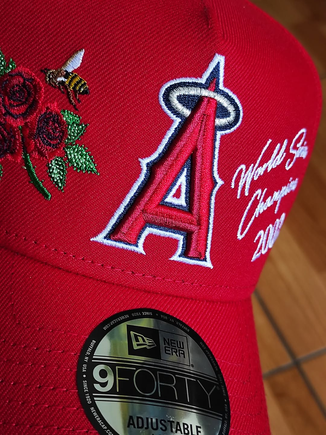 New Era ANAHEIM ANGELS city red 9FORTY A-FRAME Snapback