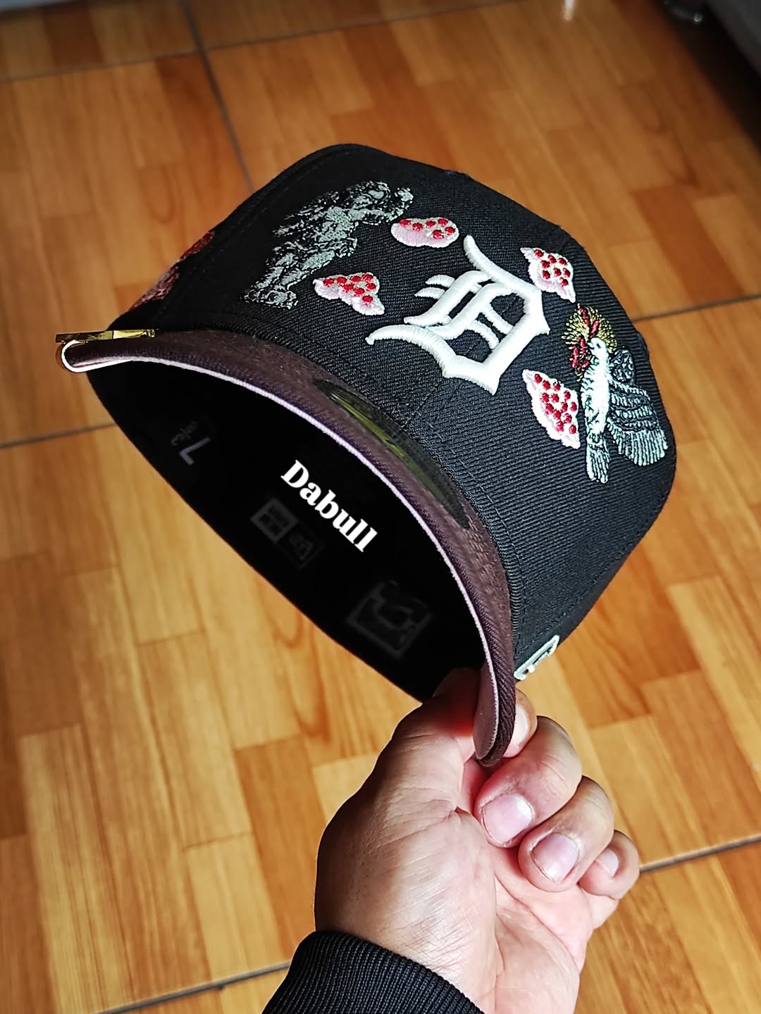 Detroit tigers mlb BLACK two tone pink uv/ New Era 59fifty