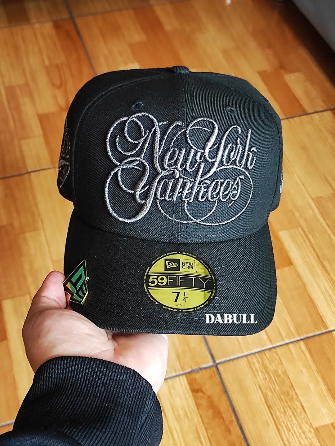New Era New York Yankees script world series black titanio 59FIFTY