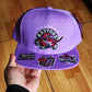 Toronto Raptors Mitchell & Ness NBA FRONT LOADED Snapback Hat- Purple