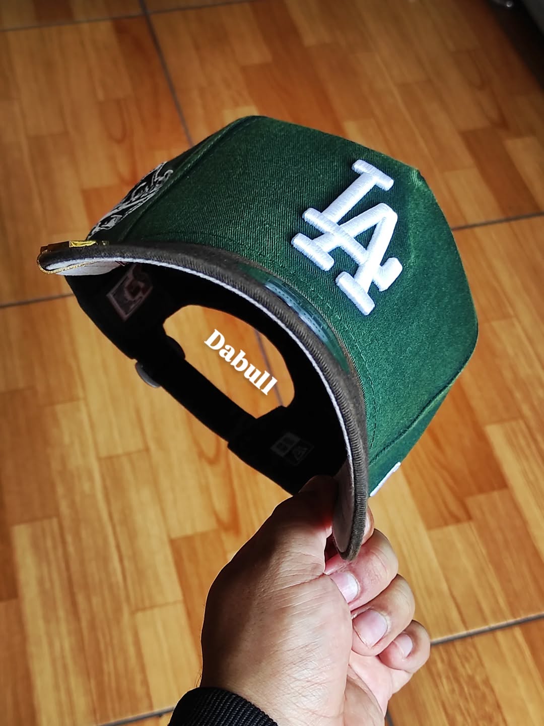New Era Los Angeles Dodgers DENIM Green 9FORTY A-FRAME Snapback