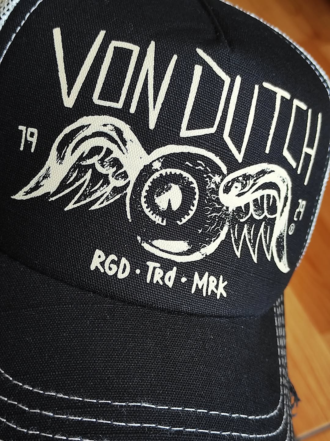 Gorra vondutch black trucker cap