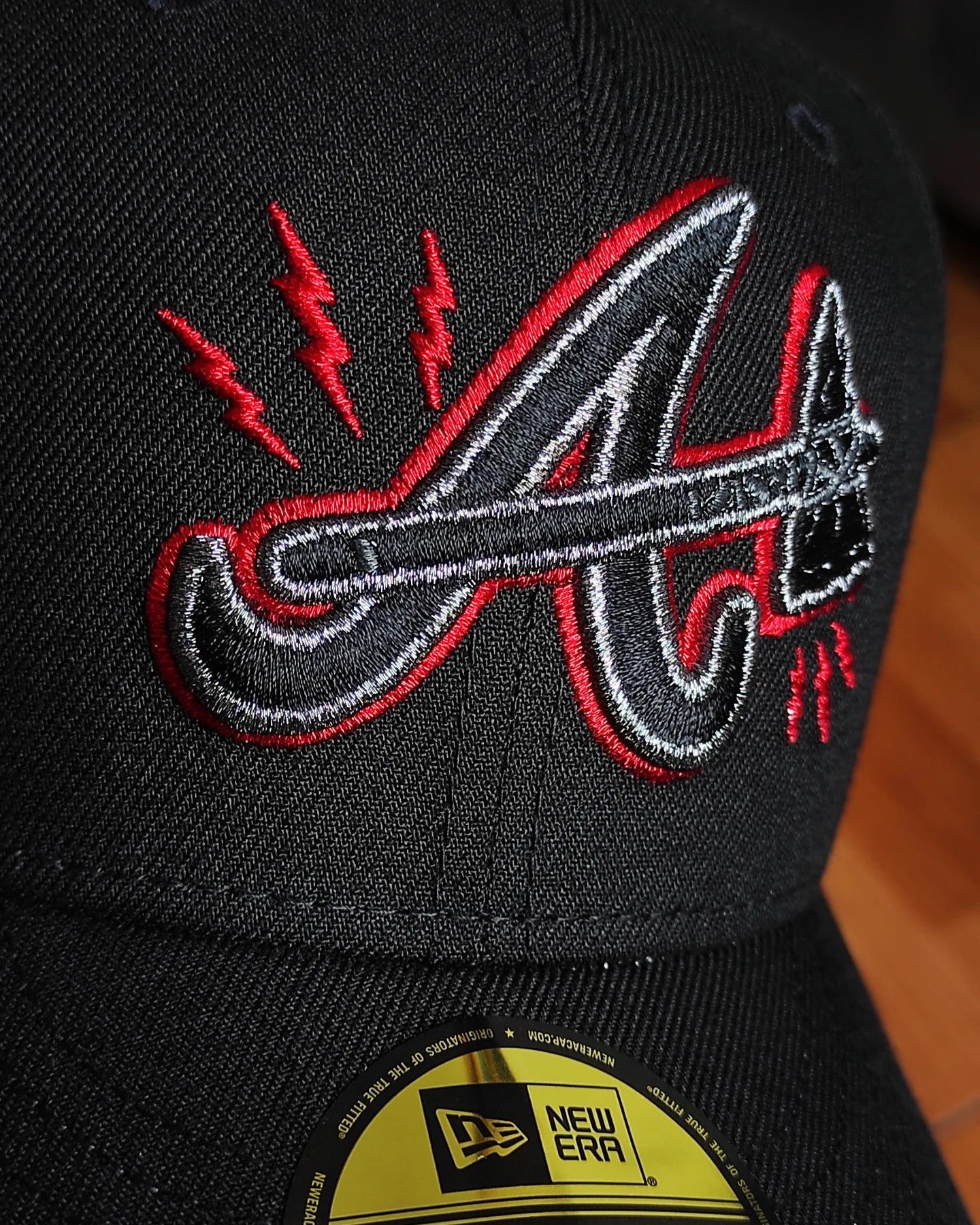 New Era Atlanta Braves World Series 1995 ⚡ Black Edition 59Fifty Fitted Hat
