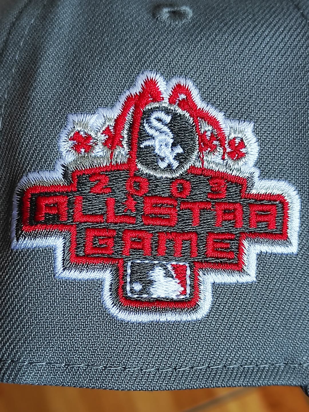 New Era white Sox all Star Game gray red 9Forty A Frame Snapback Hat