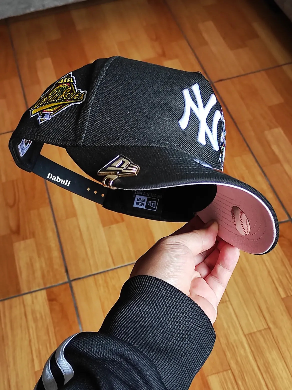 New era 9FORTY A-Frame New York Yankees 1996 world series Lucky cat pink uv