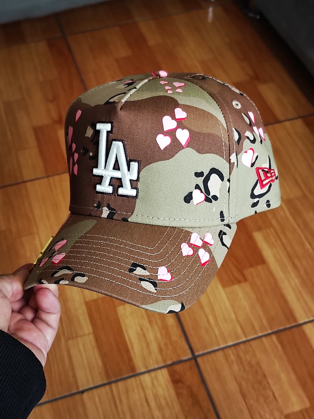 New Era Los Angeles Dodgers camo heart 9FORTY A-Frame Snapback