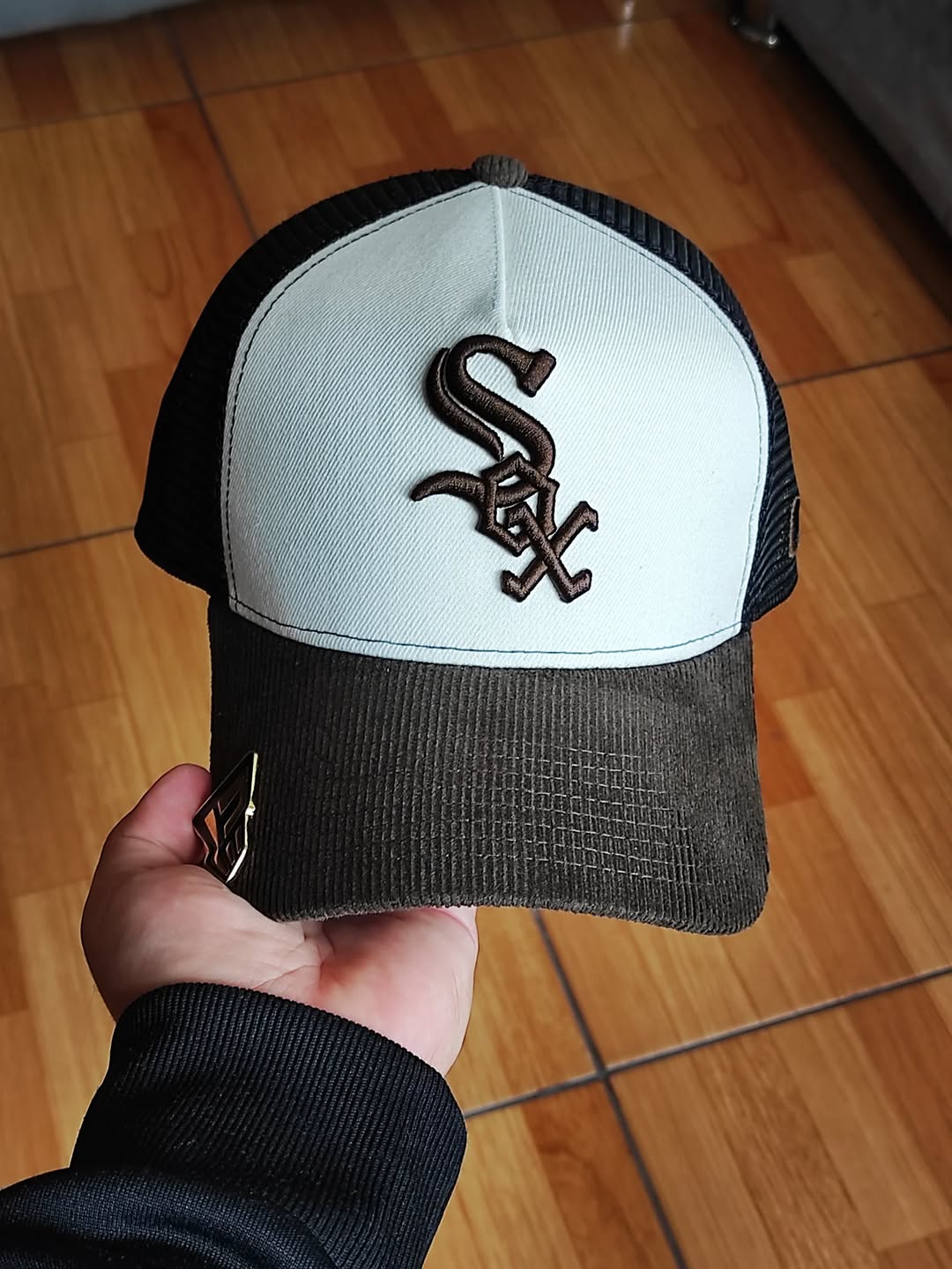 New Era Chicago White Sox TRUCKER a frame Snapback víscera cord