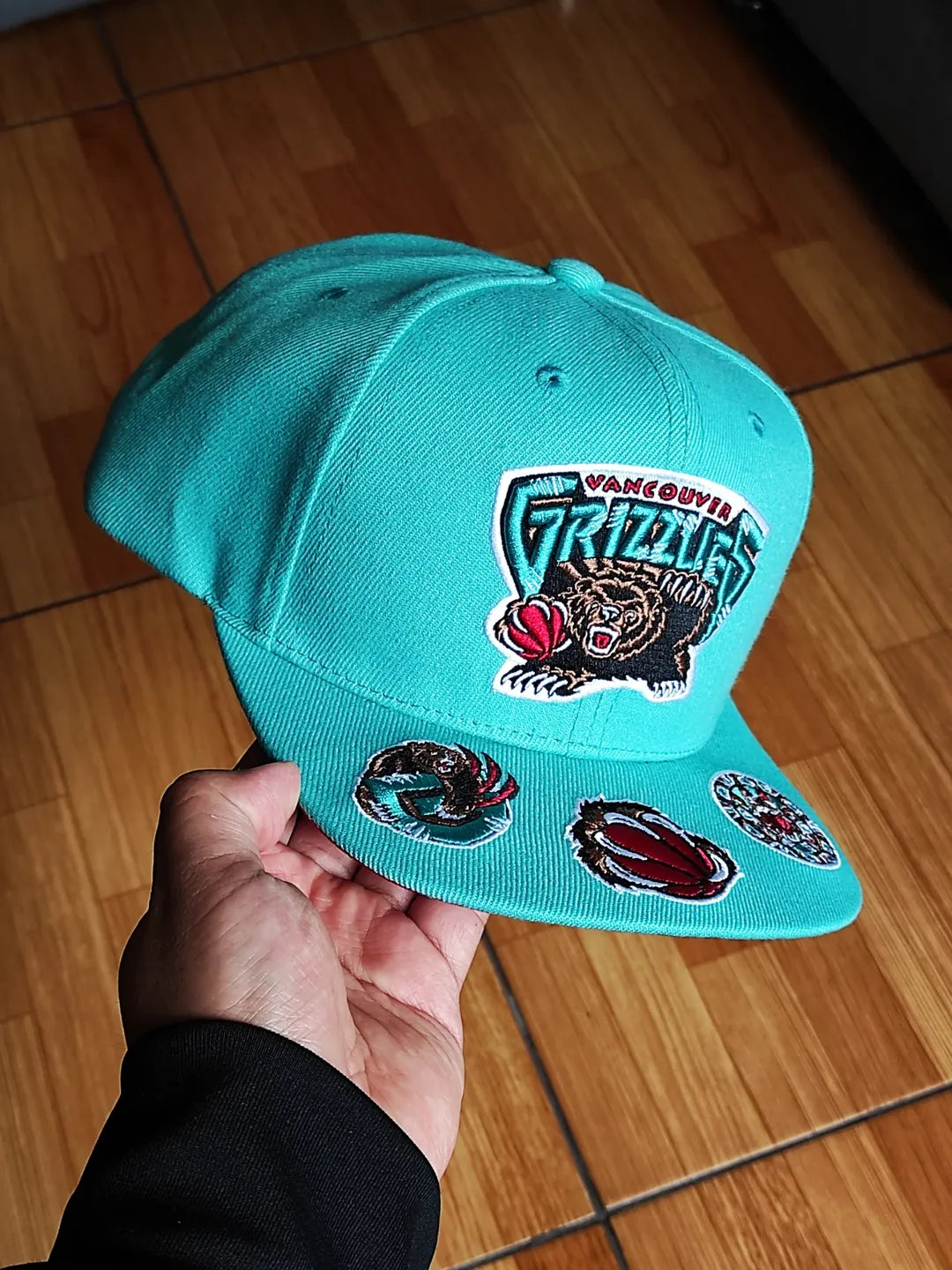 Vancouver Grizzlies Mitchell & Ness NBA FRONT LOADED Snapback Hat