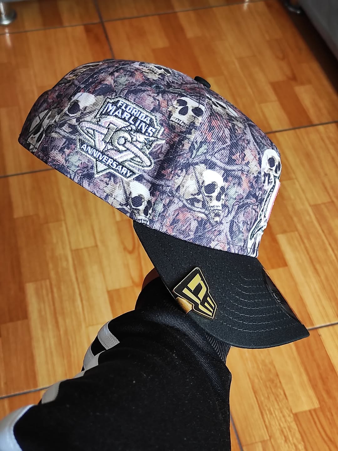 New era Florida Marlins SKULL ☠️ 9FORTY A-FRAME hat