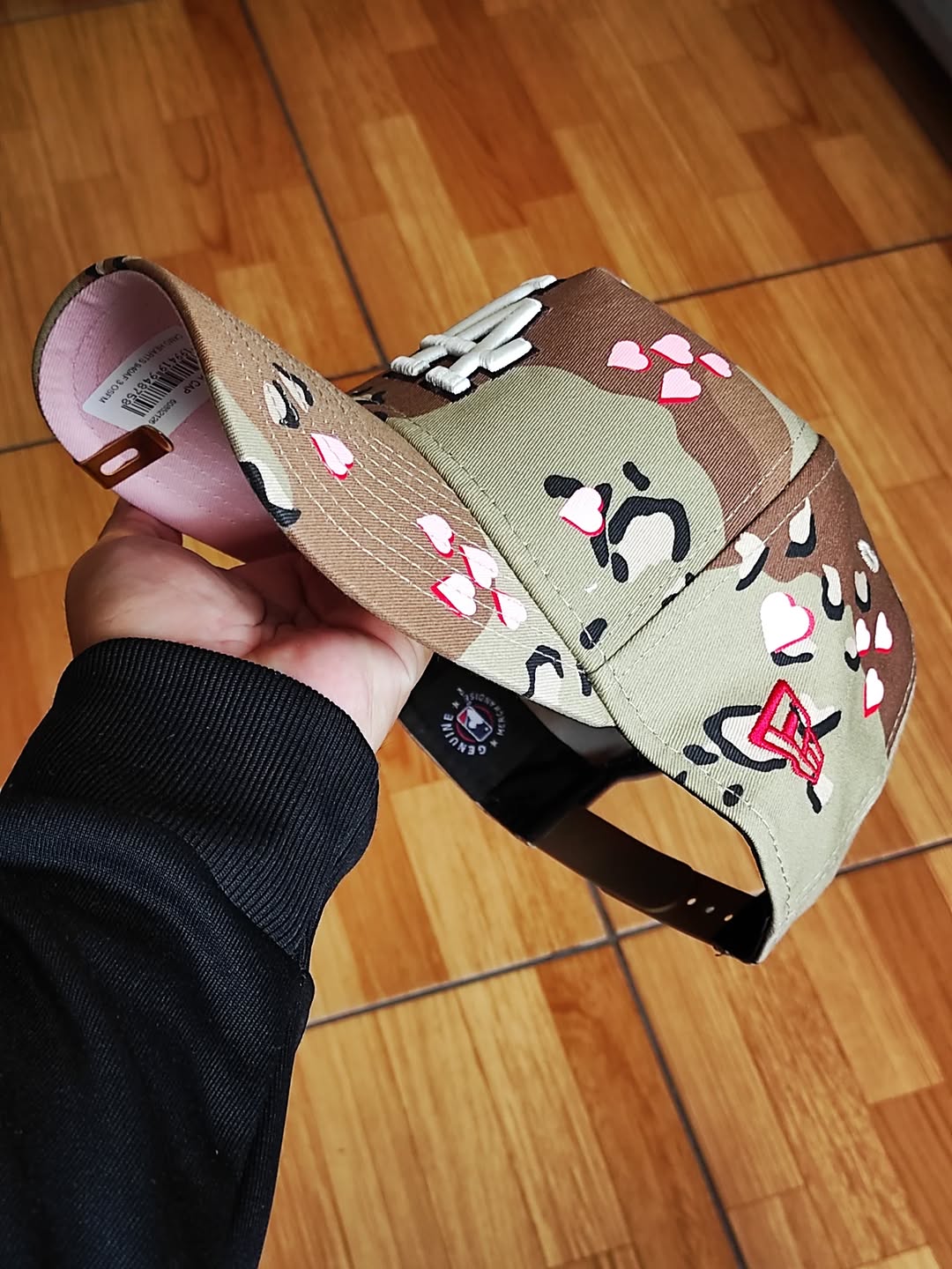 New Era Los Angeles Dodgers camo heart 9FORTY A-Frame Snapback