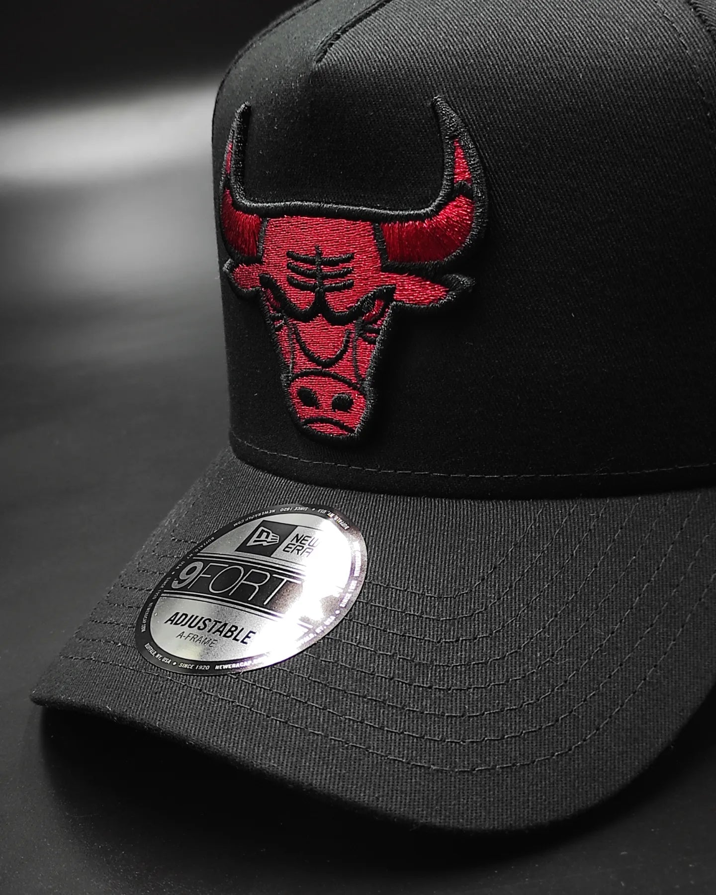 New Era Chicago bulls 'Negro & Scarlet' 9FORTY A-Frame Snapback