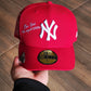 New Era New York Yankees 27x World Champions Metallic Pewter Red Prime Edition 59Fifty Fitted Hat