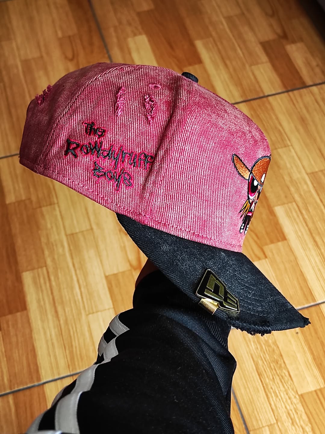 9FIFTY A-Frame Las Chicas Superpoderosas Rojo Ladrillo con Visera Negra