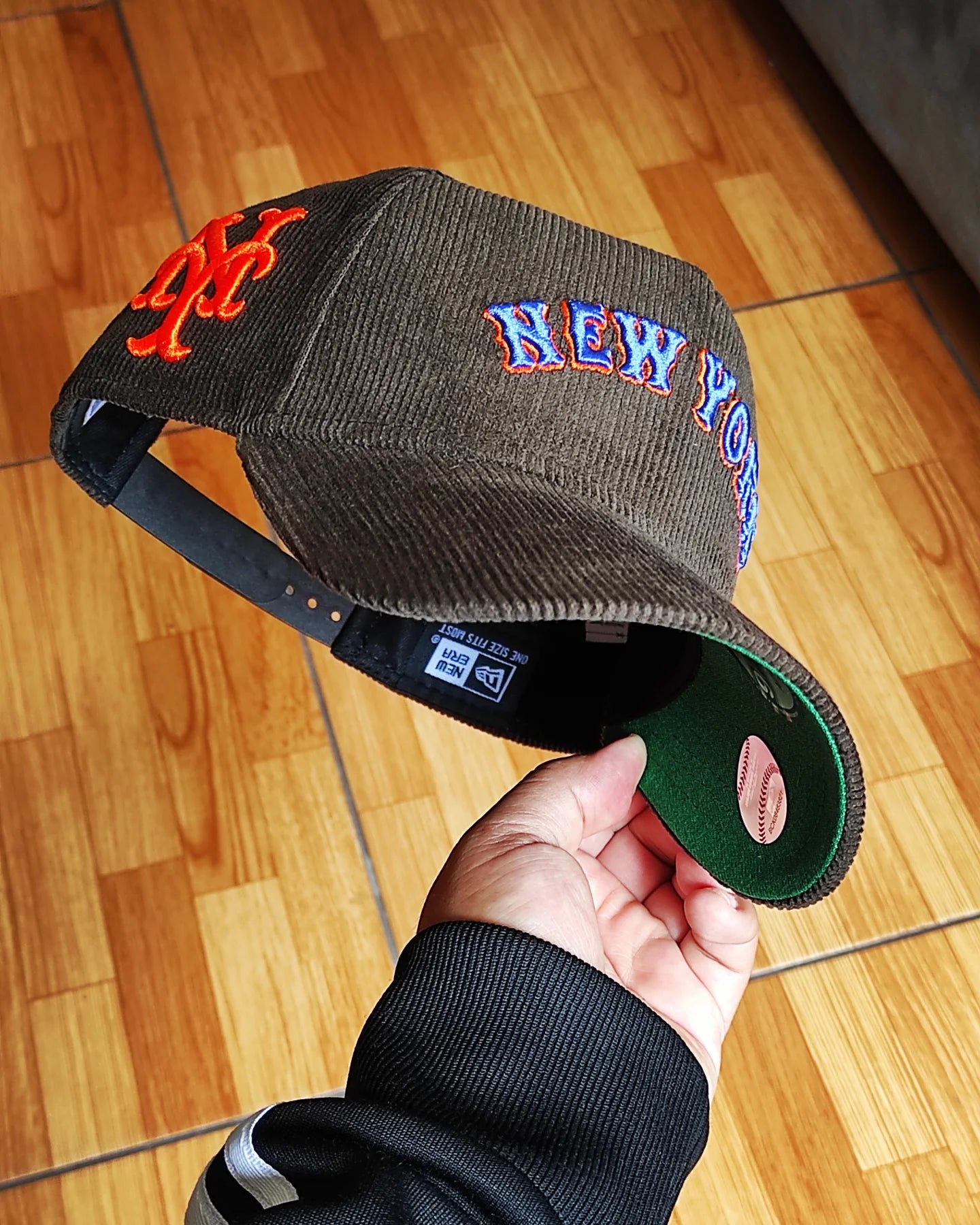 New Era New York Mets corduroy Brown 9 FORTY A-FRAME