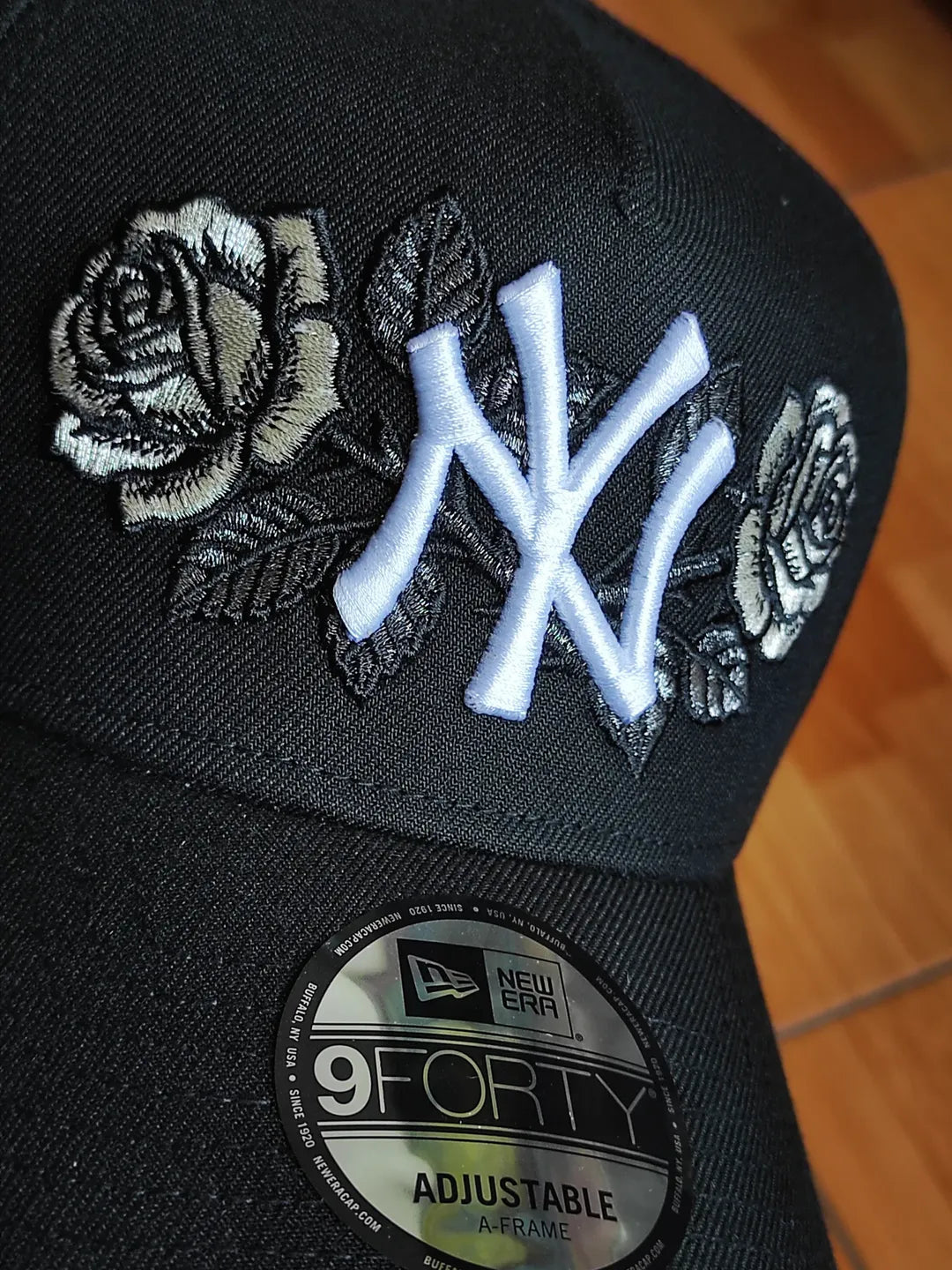 New Era New York Yankees black Subway series Edition 9Forty A Frame Snapback Hat