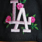 New Era Los Angeles Dodgers Script Black Pink Edition 9Forty A Frame Snapback Hat