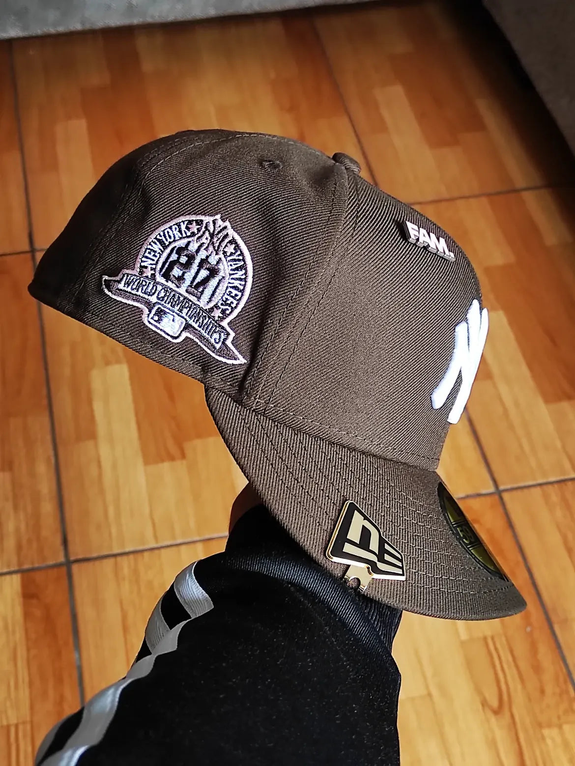 New York yankees mlb walnut pink uv / new era 59fifty