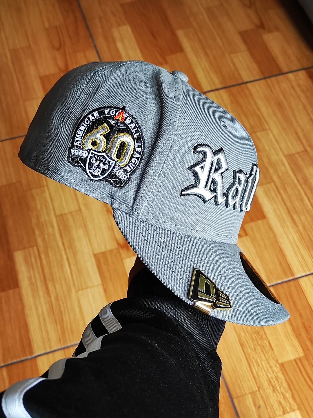 New era las Vegas Raiders 60th aniversario gray 59fifty