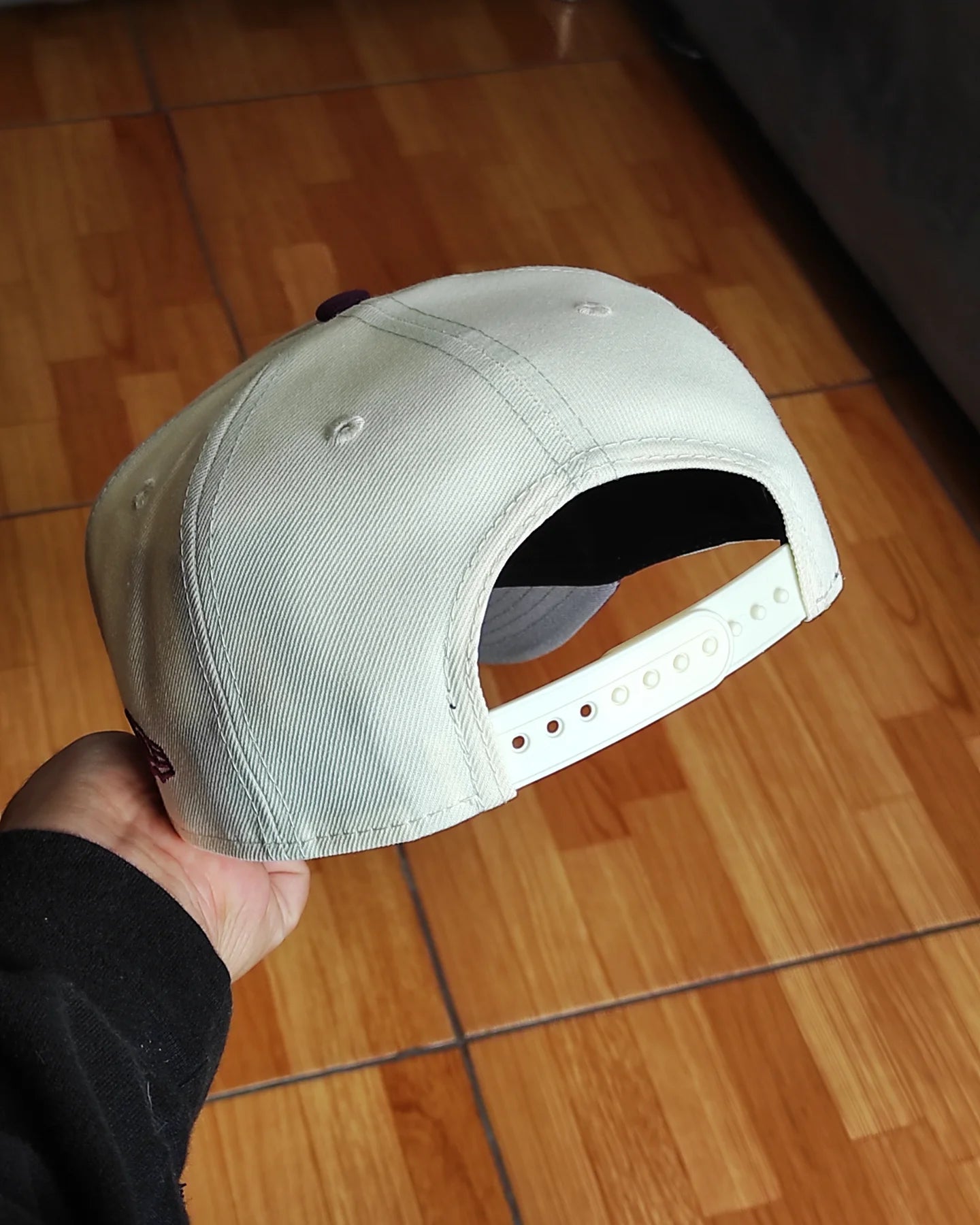 New Era Anaheim Ducks Chrome Plum Two Tone Edition 9Forty A Frame Snapback Hat